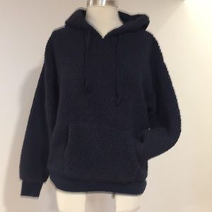 American Eagle teddy bear sweatshirt.